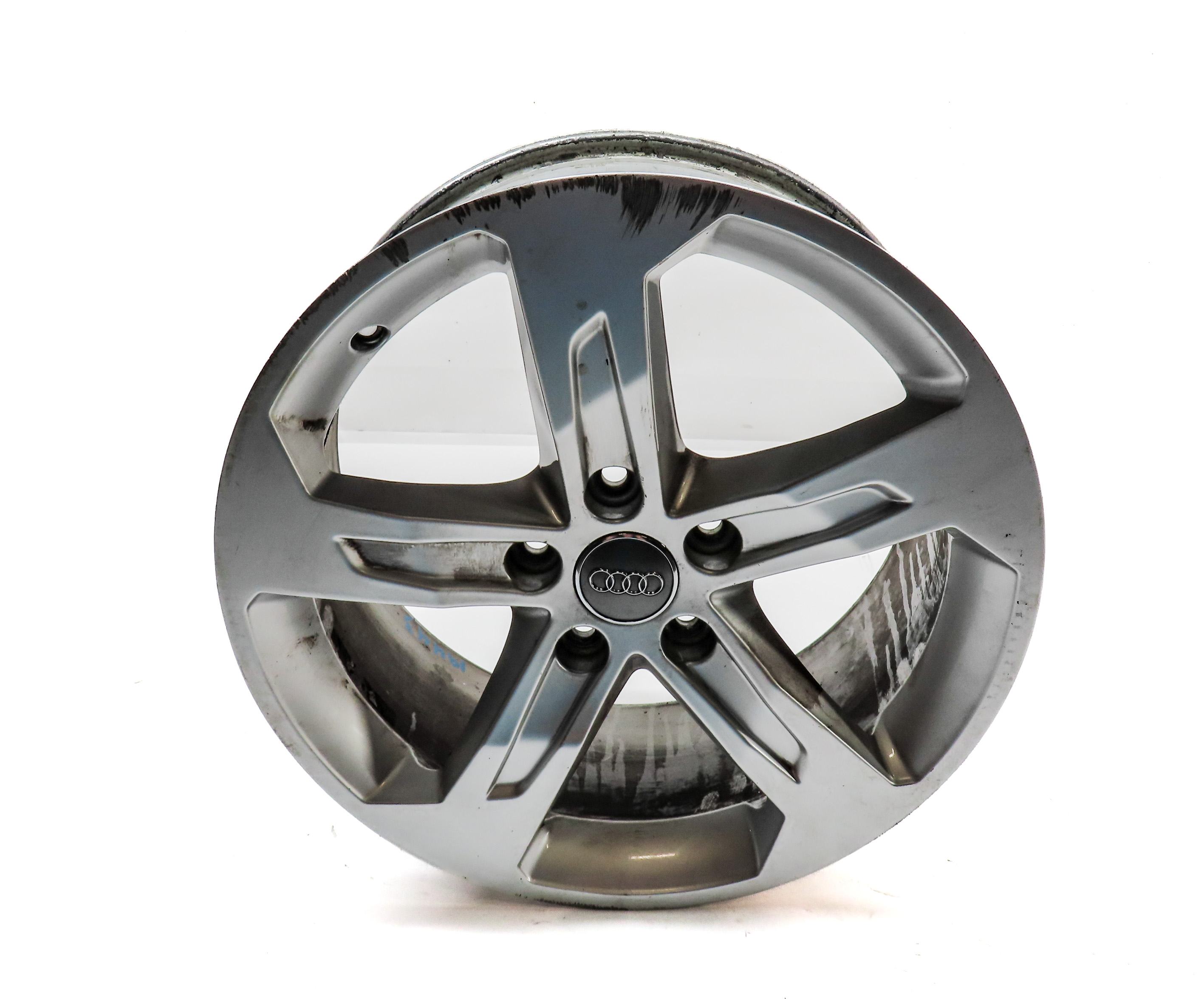2017-2018 AUDI A3 (8V) 17X7.5 INCH ALUMINUM ALLOY 5 SPOKE (OPT CTO) WHEEL RIM — exact item pictured